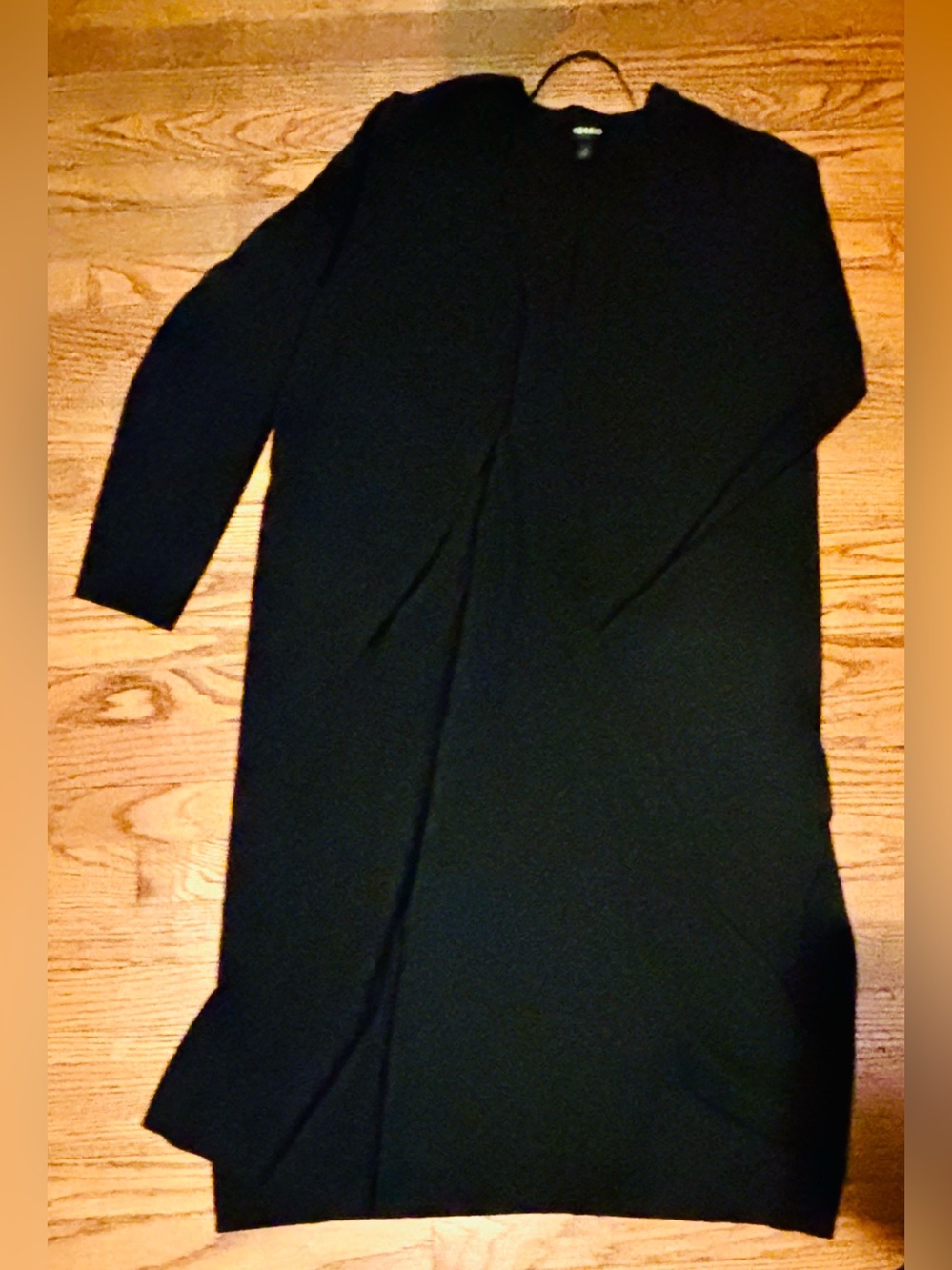 torrid Long Black Open-Front Cardigan